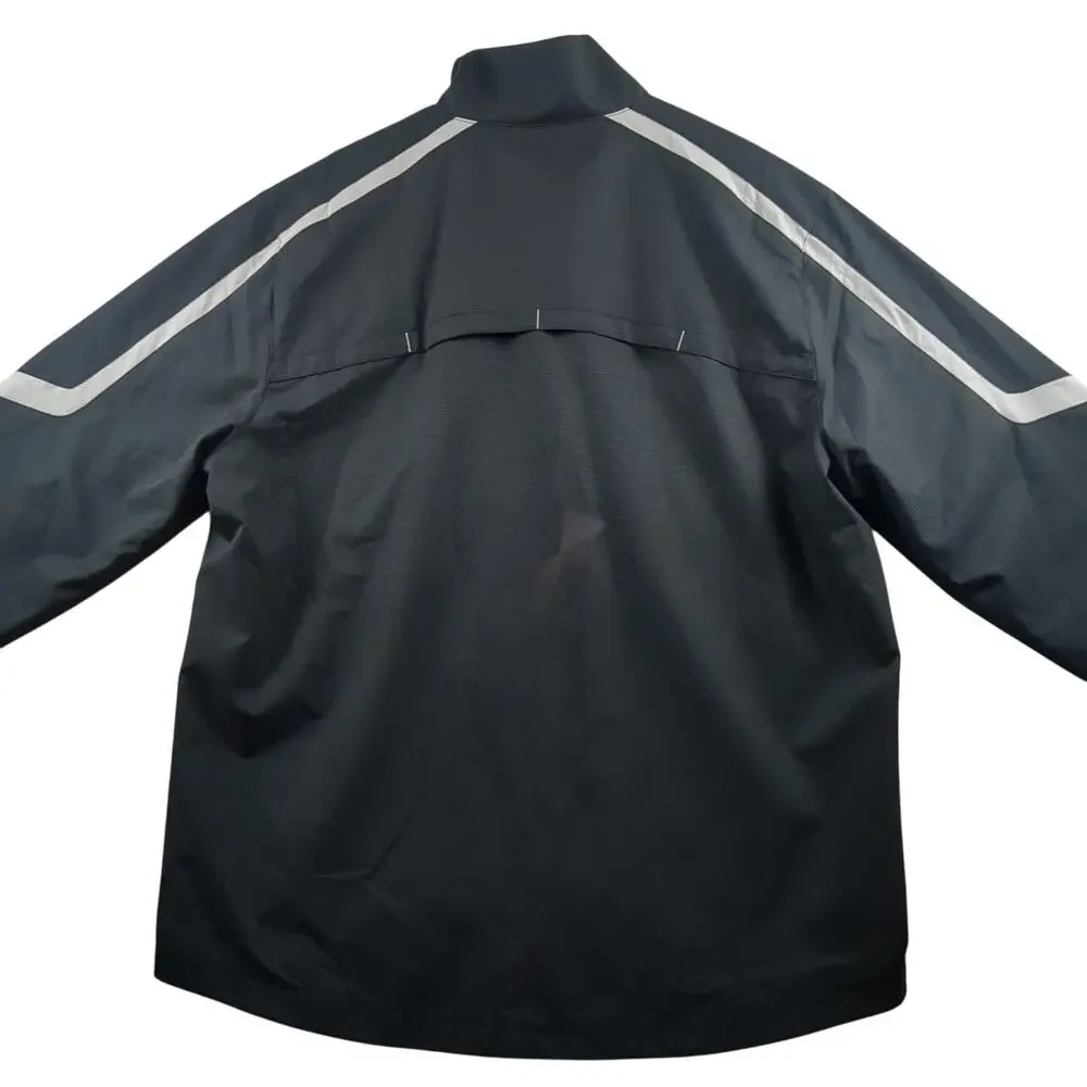 Adidas‎ Central Michigan Large Black/White Team URec Warm Up Jacket Style 6985A